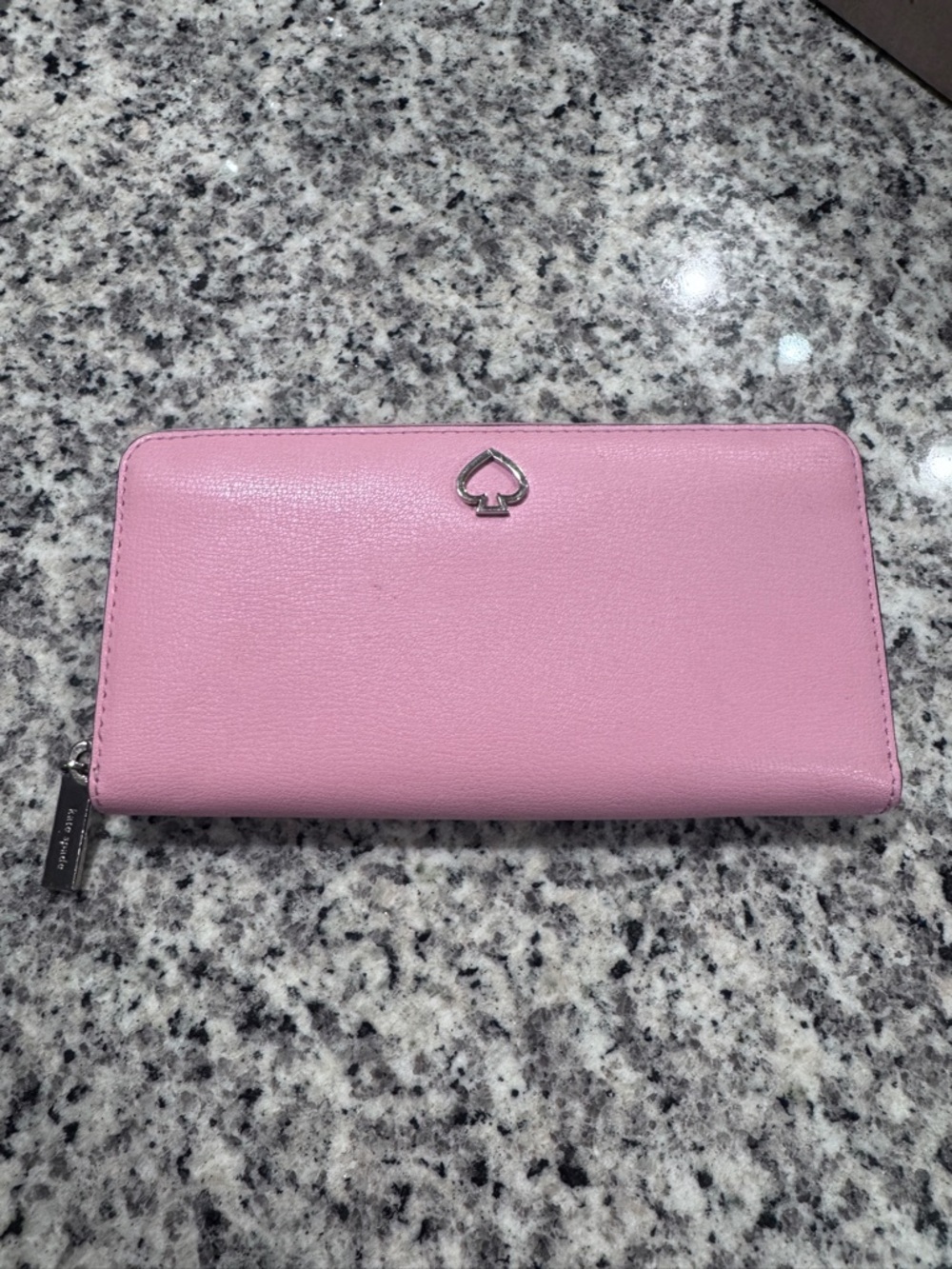 kate spade Light Pink Zip-Around Adel Continental Wallet